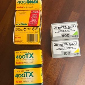 Black and white film - 7 rolls